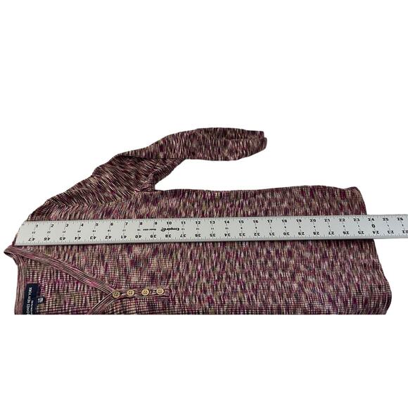 Jones New York Signature‎ Henley Sweater Womens Large Viscose Nylon V-Neck - Picture 6 of 11